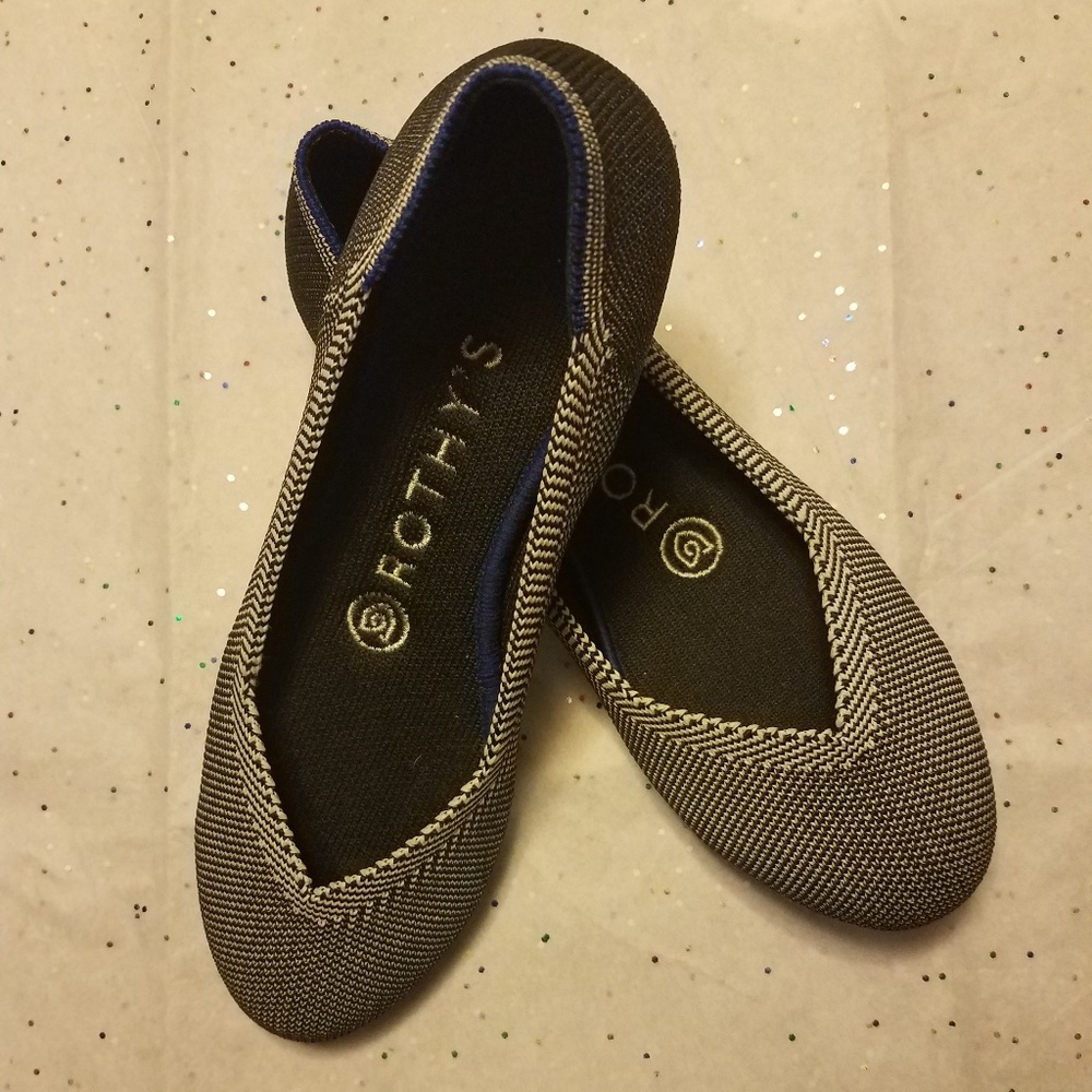 Rothy's Grey Birdseye Size 5
